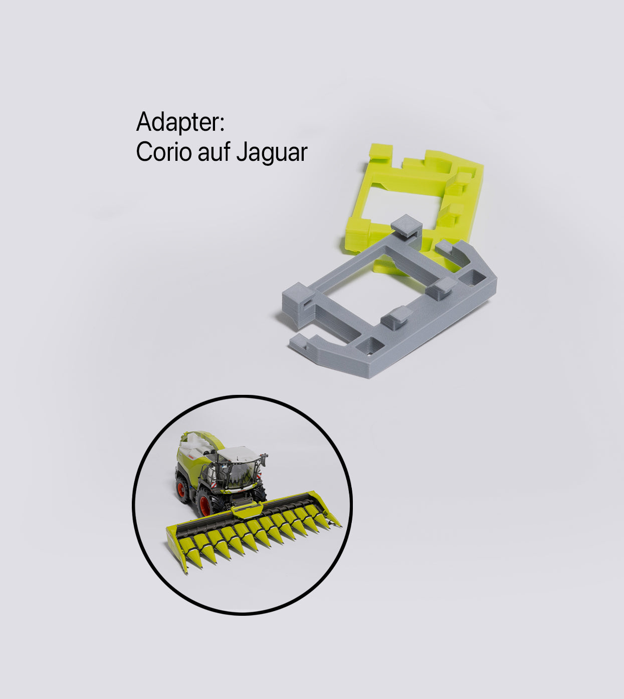 Adapter - Claas Jaguar zu Rovio / Corio (1:32)