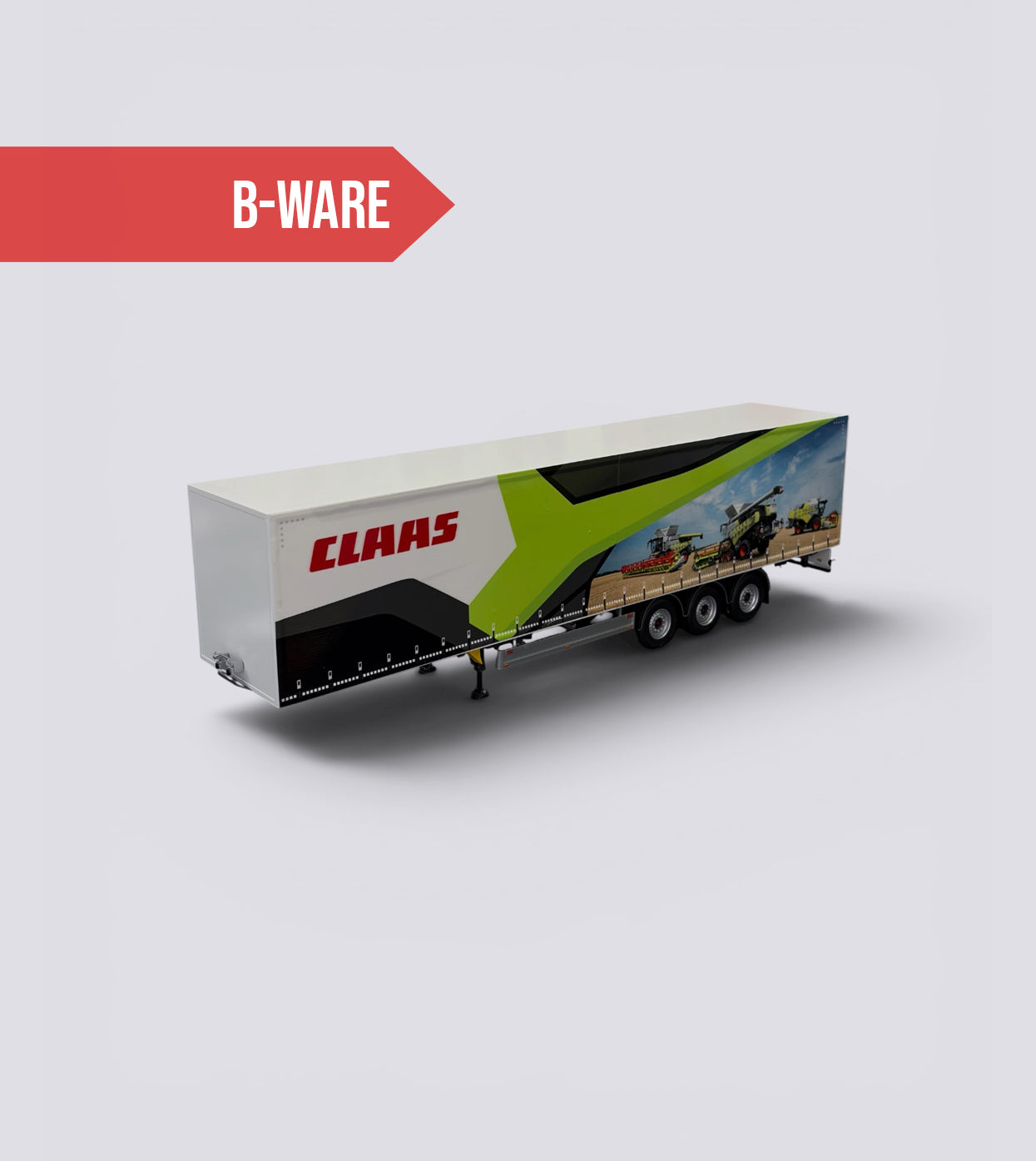 Pacton Kofferauflieger Claas Design - B-Ware
