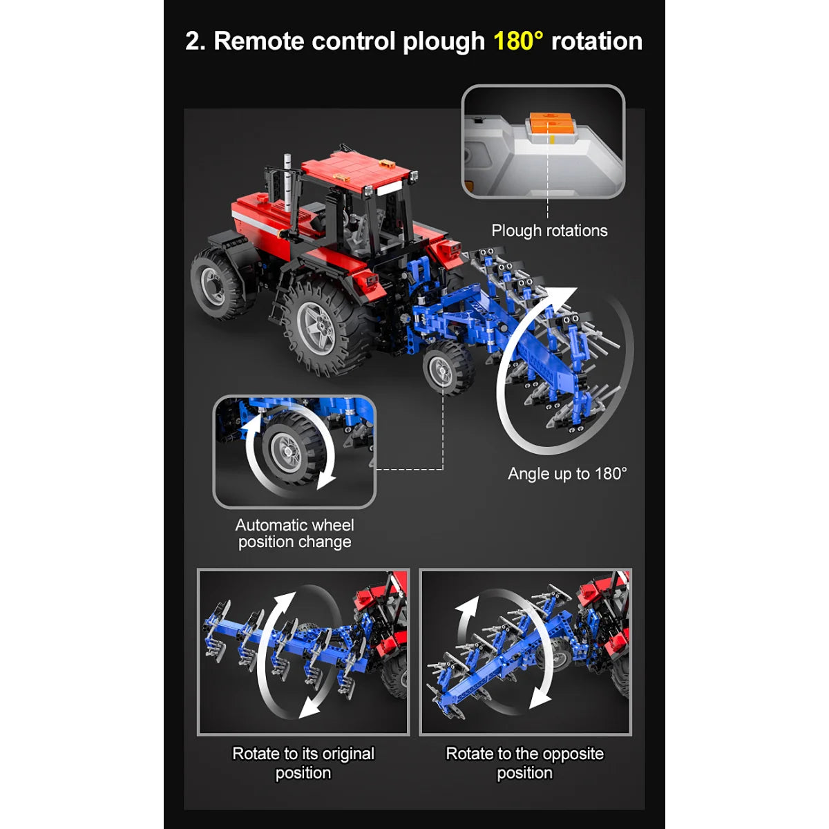 CADA Traktor mit Pflug