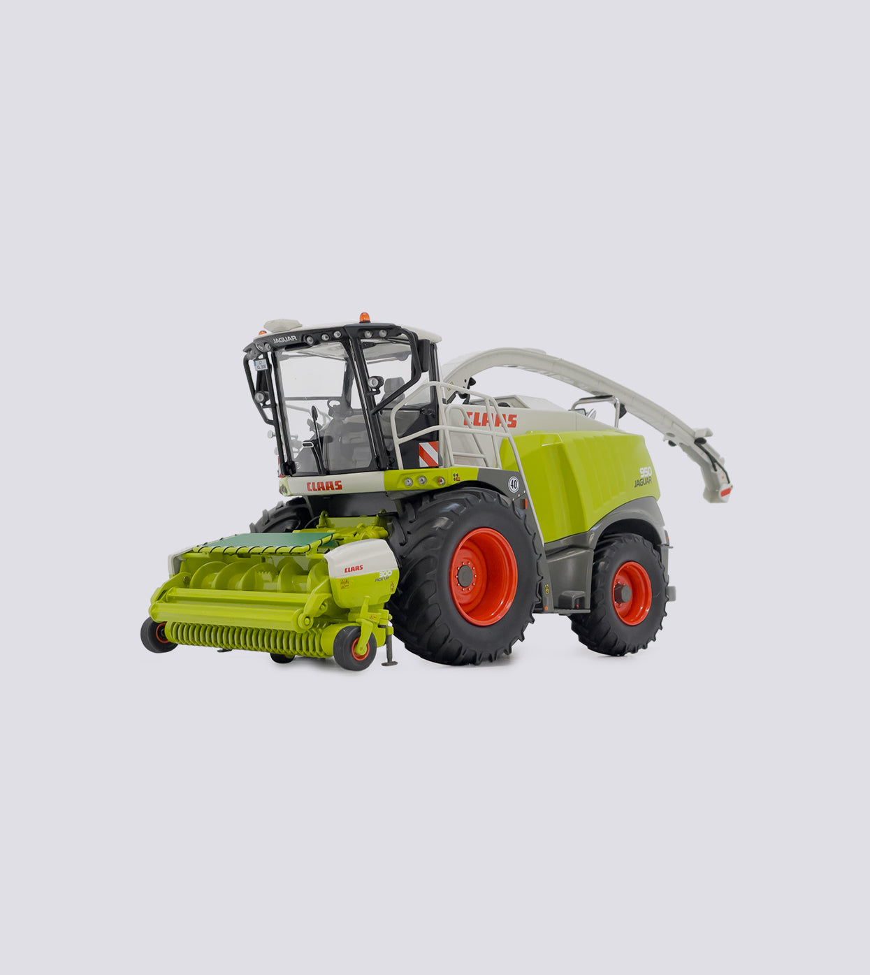 Claas Jaguar 950 Dynamic Power Facelift mit Pick-Up 300 (1:32)
