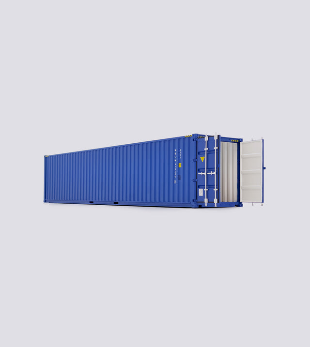 Sea freight container 40ft - color selection (1:32)