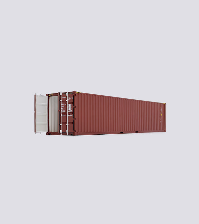 Sea freight container 40ft - color selection (1:32)