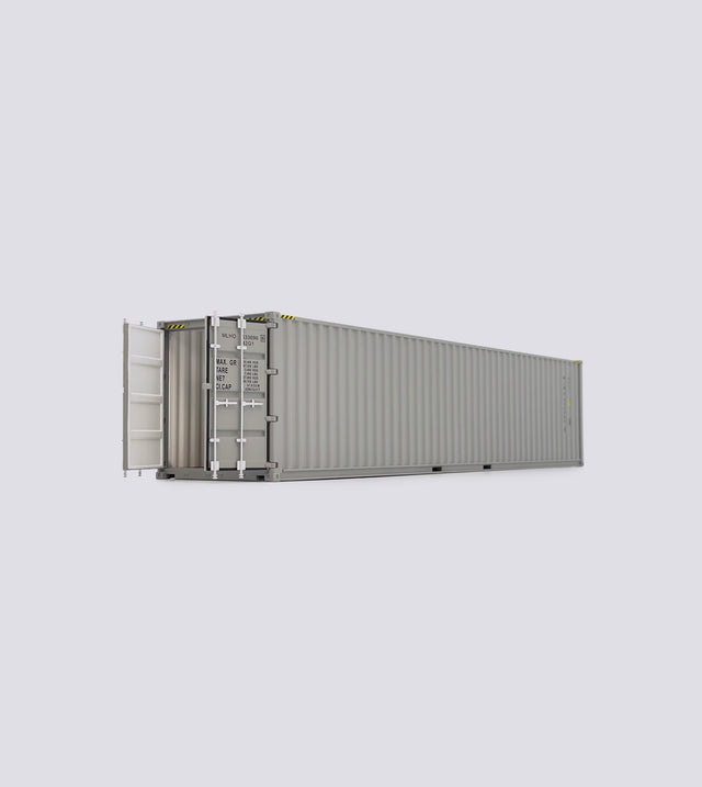 Sea freight container 40ft - color selection (1:32)