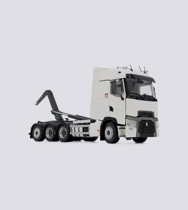 Renault with hook lift white (1:32)